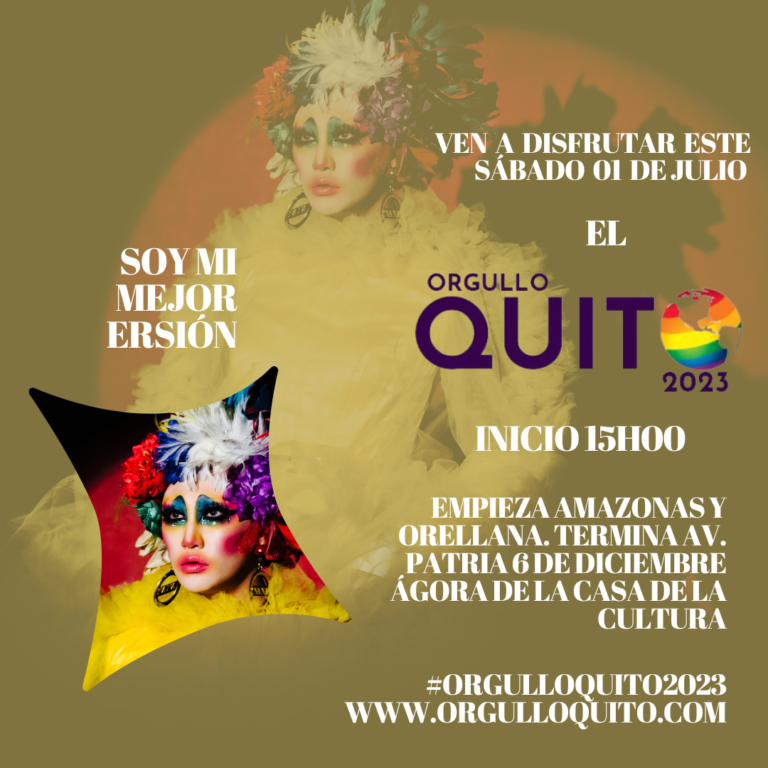Ven a disfrutar este Sábado 01 de julio el Orgullo Quito