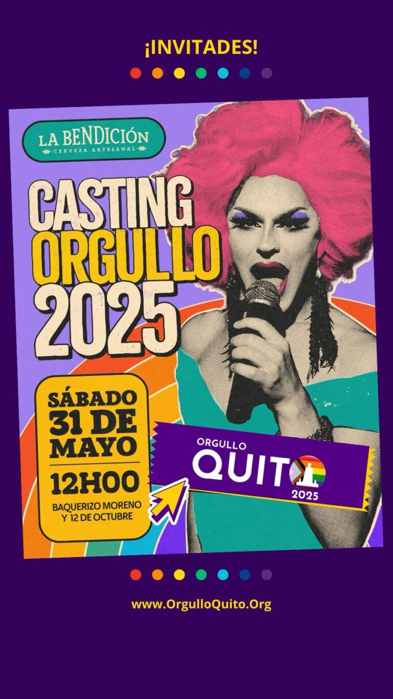 Casting para el PrideFest del Orgullo Quito 2025